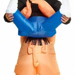 Don Disfraz Disfraz De Nudista Hinchable Cargándome Adulto