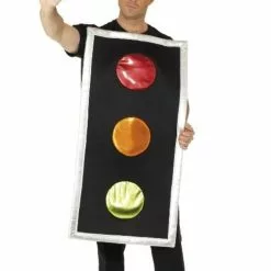 Don Disfraz Disfraz De Semáforo Con Cono Para Adulto -Tienda De Don Disfraz 20366