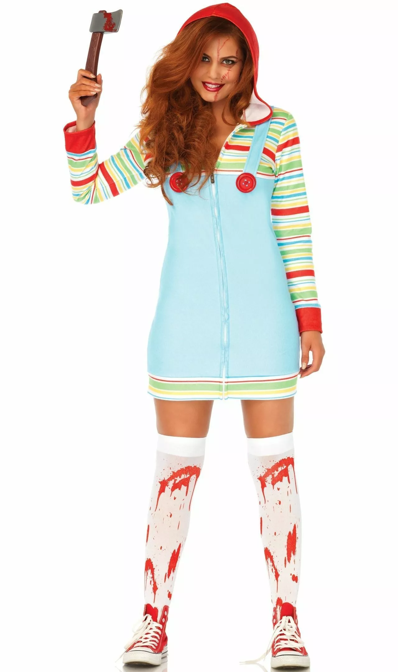 Don Disfraz Disfraz De Chucky Asesina Para Mujer 4 Don Disfraz Disfraz De Chucky Asesina Para Mujer - Imagen 2