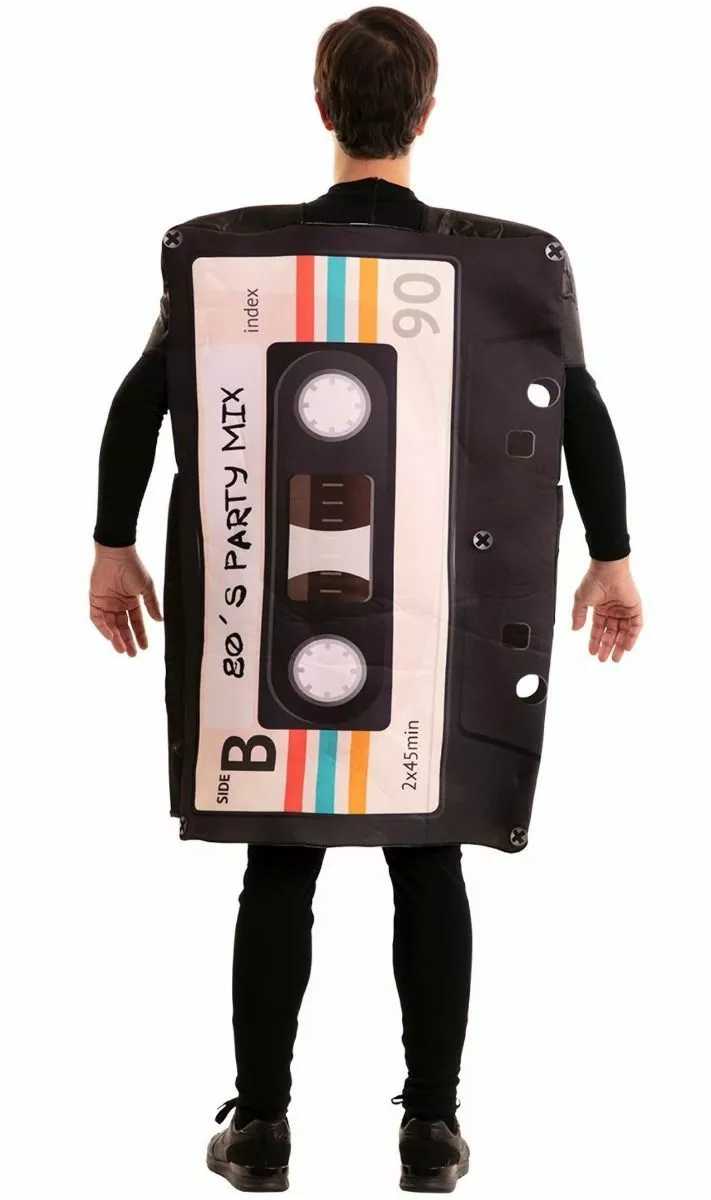 Don Disfraz Disfraz De Cassette Para Adulto 5 Don Disfraz Disfraz De Cassette Para Adulto - Imagen 3