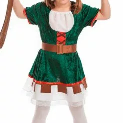 Don Disfraz Disfraz De Robin Hood Vestido Para Niña