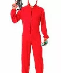 Don Disfraz Disfraz De Mono Rojo Para Adulto -Tienda De Don Disfraz atracadorsincara