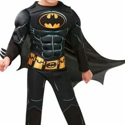 Don Disfraz Disfraz De Batman™ Black Deluxe Infantil