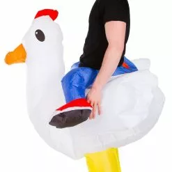 Don Disfraz Disfraz A Hombros De Gallina Hinchable Para Adulto