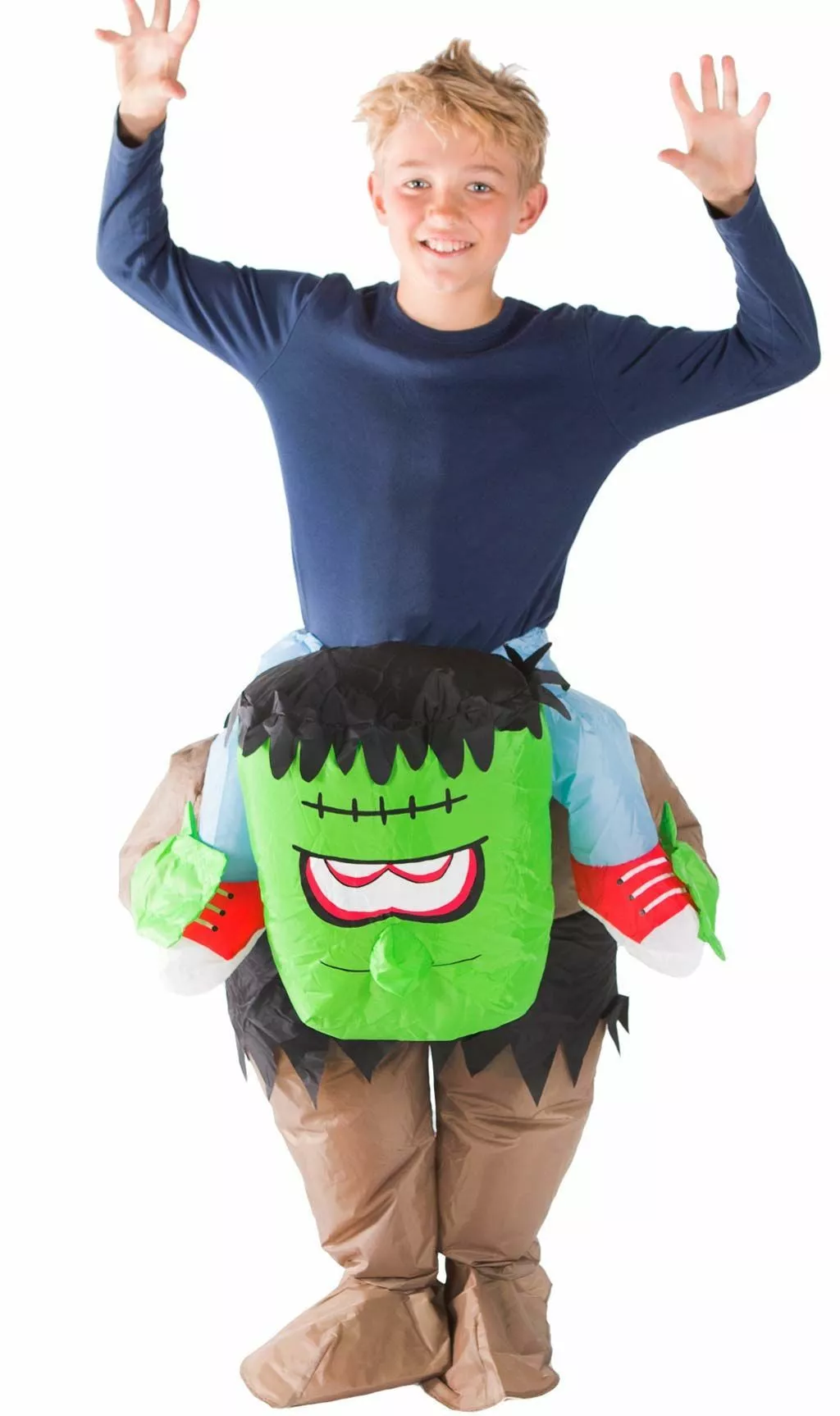 Don Disfraz Disfraz A Hombros Frankenstein Hinchable Infantil 4 Don Disfraz Disfraz A Hombros Frankenstein Hinchable Infantil - Imagen 2