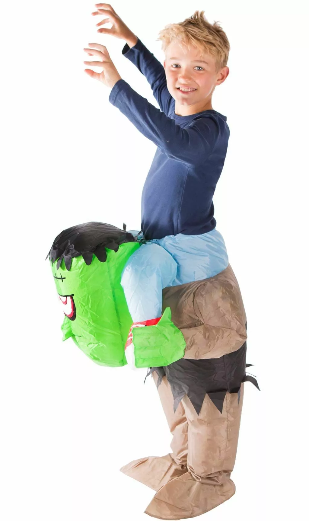 Don Disfraz Disfraz A Hombros Frankenstein Hinchable Infantil 5 Don Disfraz Disfraz A Hombros Frankenstein Hinchable Infantil - Imagen 3