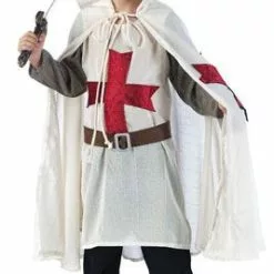 Don Disfraz Disfraz De Caballero Templario Capa Infantil
