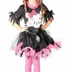 Don Disfraz Disfraz De Calavera Lacitos Para Niña