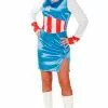 Don Disfraz Disfraz De Capitana USA Eco Mujer -Tienda De Don Disfraz disfraz capitan america eco mujer