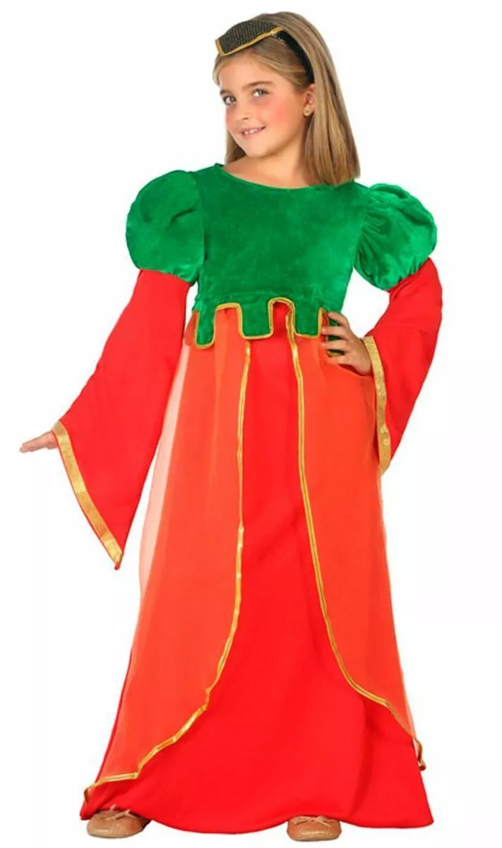 Don Disfraz Disfraz De Dama Medieval Leonor Para Niña 3 Don Disfraz Disfraz De Dama Medieval Leonor Para Niña