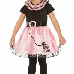 Don Disfraz Disfraz De Años 50 Pink Para Niña