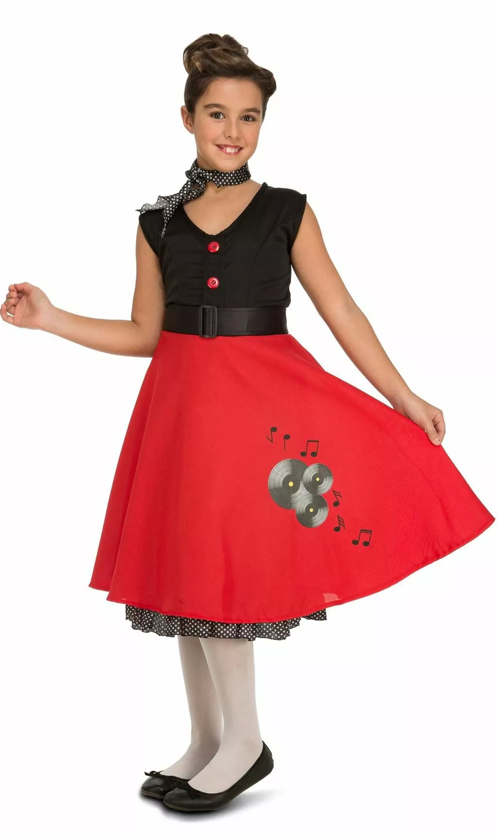 Don Disfraz Disfraz De Años 60 Ye-Yé Para Niña 3 Don Disfraz Disfraz De Años 60 Ye-Yé Para Niña