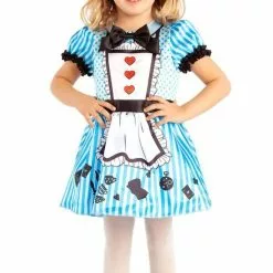 Don Disfraz Disfraz De Alicia Rayas Para Niña