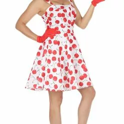 Don Disfraz Disfraz De Años 50 Guindas Para Mujer -Tienda De Don Disfraz disfraz de anos 50 guindas para mujer 2.jpg