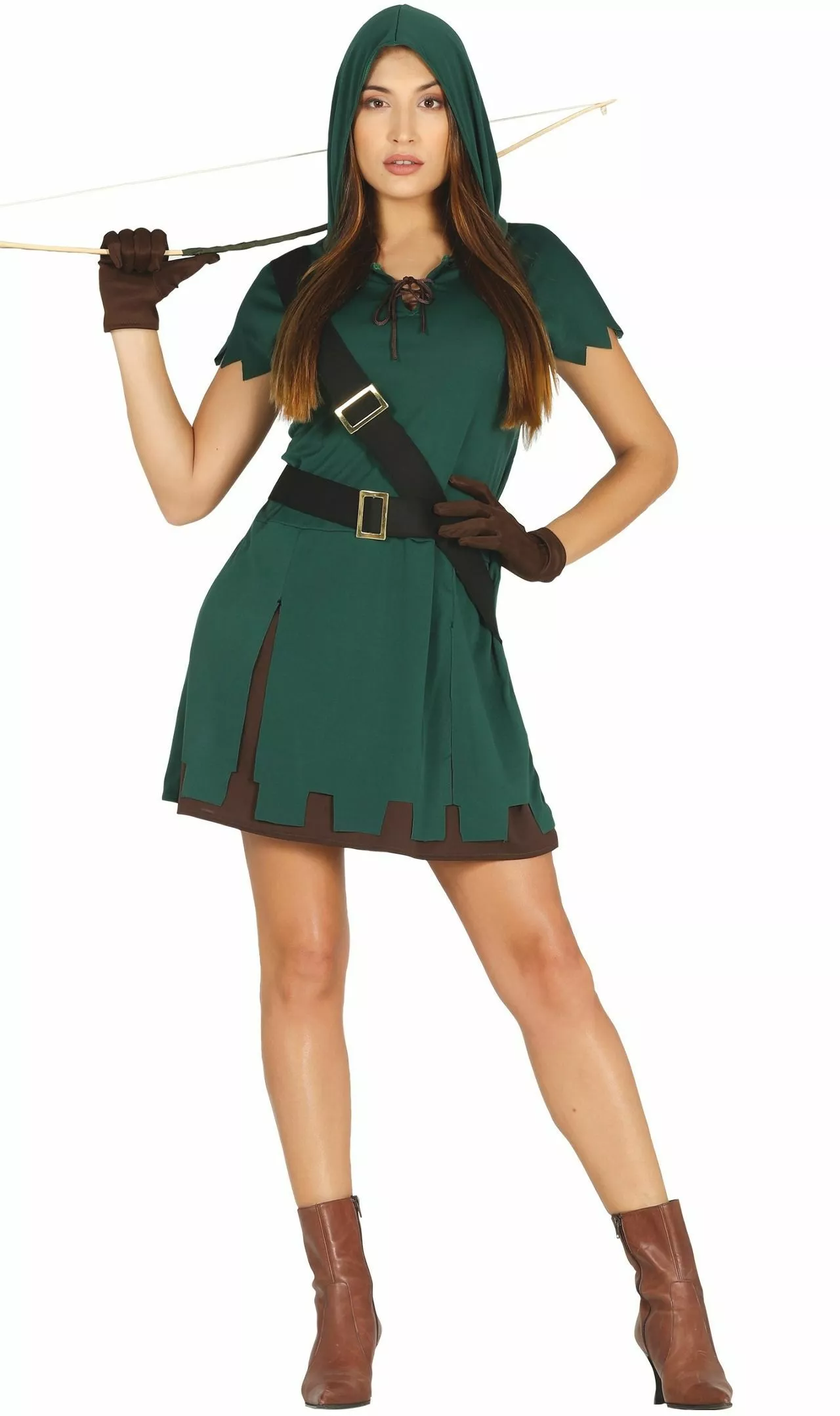 Don Disfraz Disfraz De Arquera Hood Para Mujer 3 Don Disfraz Disfraz De Arquera Hood Para Mujer