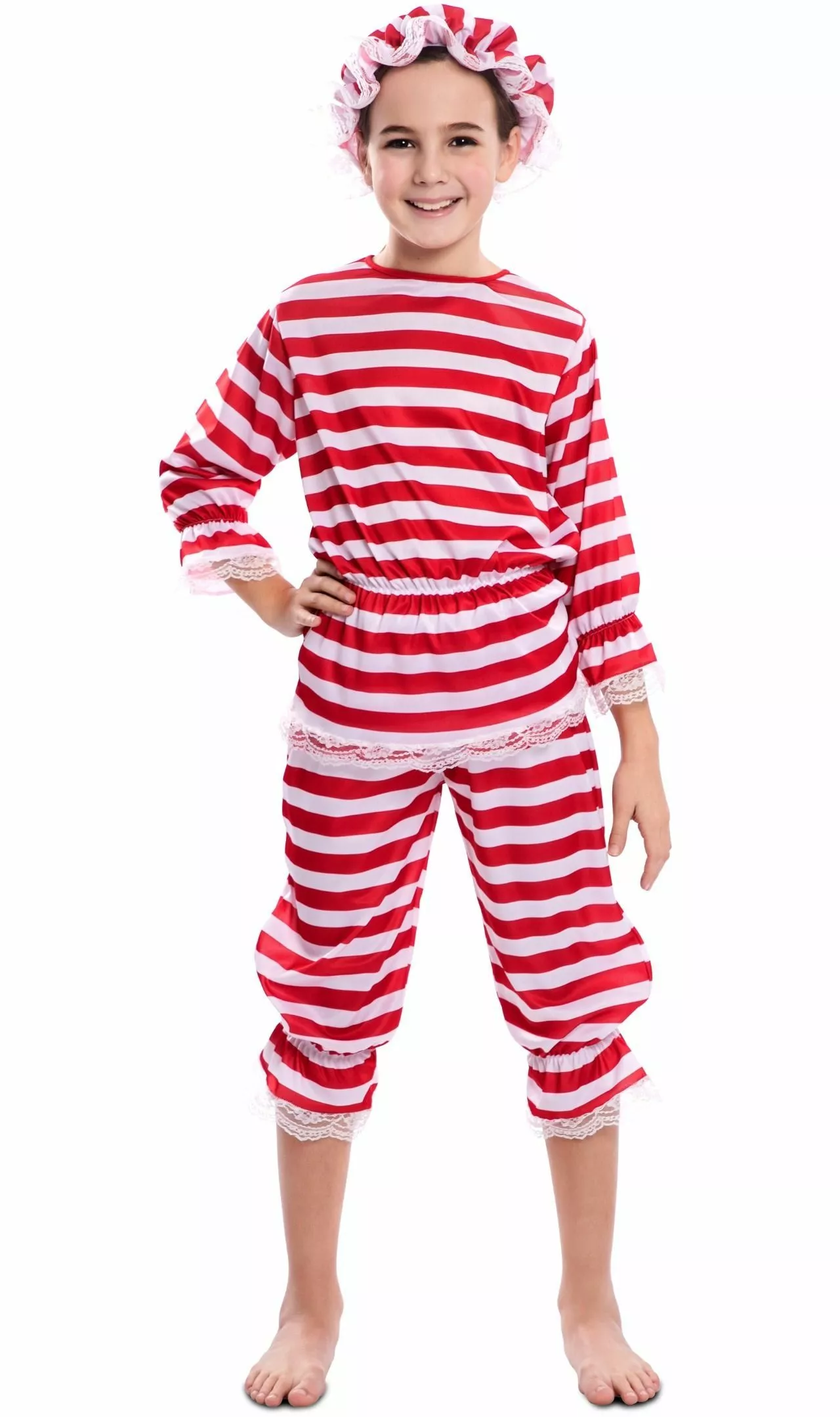 Don Disfraz Disfraz De Bañista Rayas Para Niña 3 Don Disfraz Disfraz De Bañista Rayas Para Niña