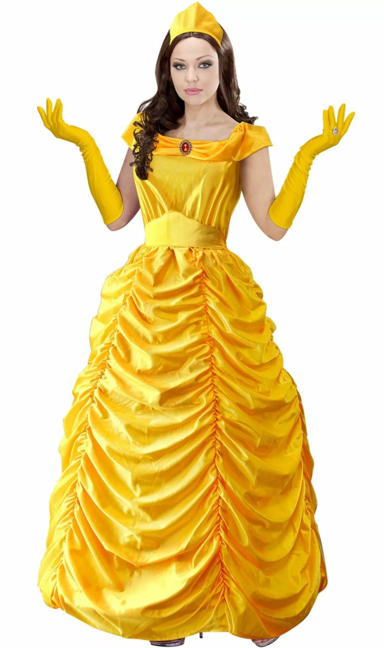 Don Disfraz Disfraz De Bella Amarilla Para Mujer 3 Don Disfraz Disfraz De Bella Amarilla Para Mujer