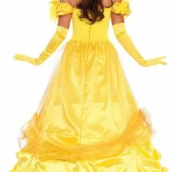Don Disfraz Disfraz De Bella Largo Deluxe Para Mujer -Tienda De Don Disfraz disfraz de bella largo deluxe para mujer 1.jpg