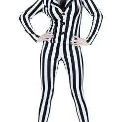 Don Disfraz Disfraz De Bitelchús Rayas Para Mujer -Tienda De Don Disfraz disfraz de bitelchus rayas para mujer.jpg