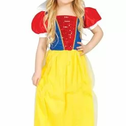 Don Disfraz Disfraz De Blancanieves Coqueta Para Niña