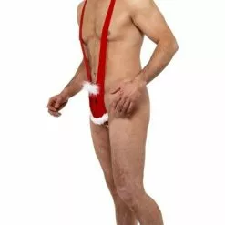 Don Disfraz Disfraz De Borat Mankini Papá Noel Para Hombre