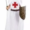 Don Disfraz Disfraz De Caballero Templario Blanco Para Adulto -Tienda De Don Disfraz disfraz de caballero templario blanco adulto
