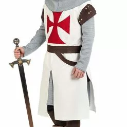 Don Disfraz Disfraz De Caballero Templario Deluxe Para Hombre -Tienda De Don Disfraz disfraz de caballero templario deluxe para hombre 2.jpg
