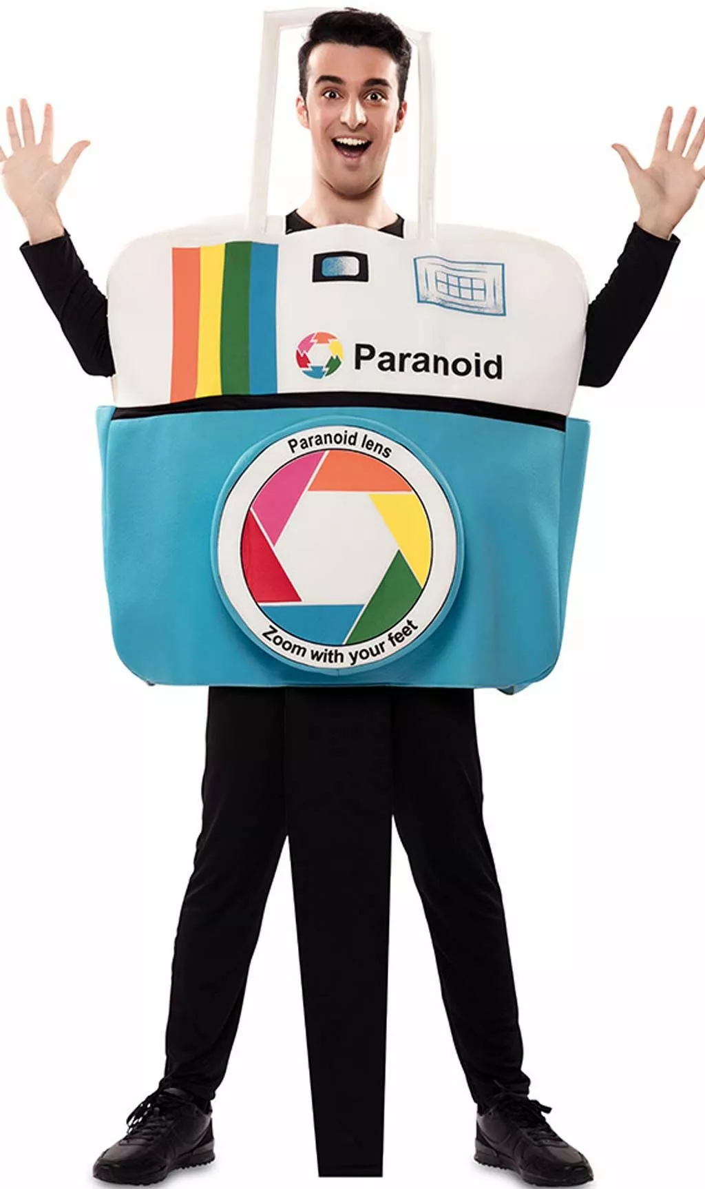 Don Disfraz Disfraz De Cámara De Fotos Para Adulto 3 Don Disfraz Disfraz De Cámara De Fotos Para Adulto