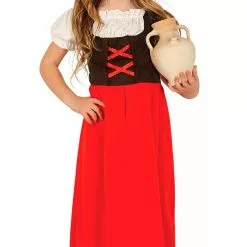 Don Disfraz Disfraz De Campesina Floral Para Niña