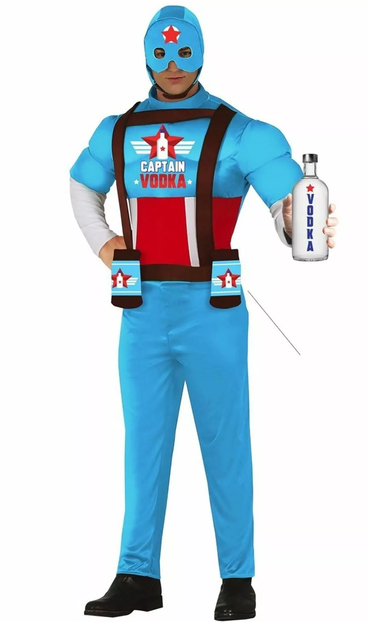 Don Disfraz Disfraz De Capitán Vodka Para Hombre 3 Don Disfraz Disfraz De Capitán Vodka Para Hombre