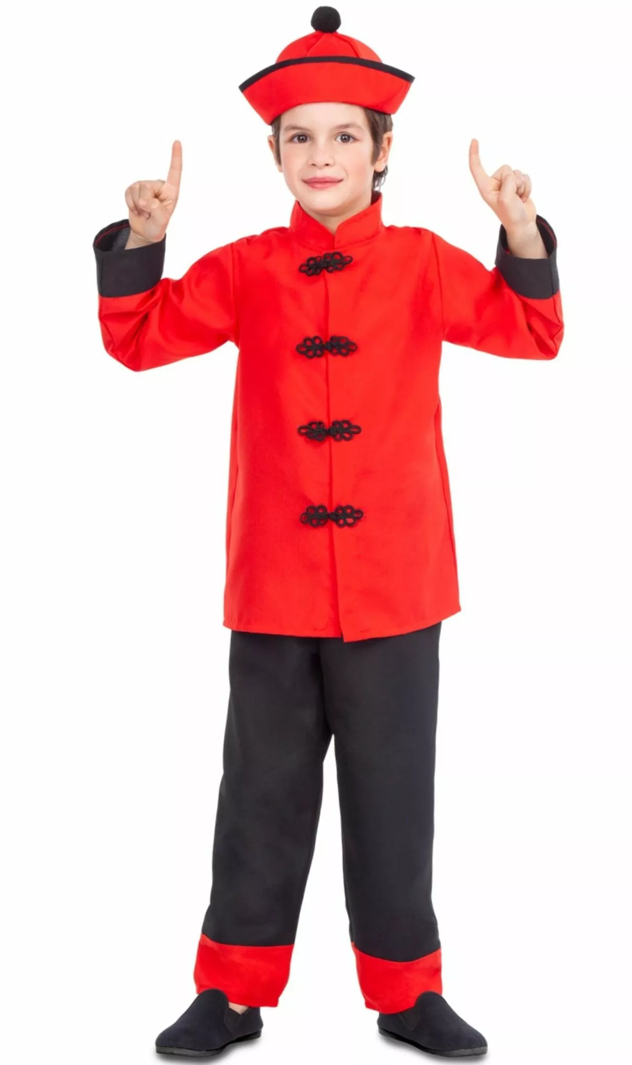 Don Disfraz Disfraz De Chino Rojo Para Niño 3 Don Disfraz Disfraz De Chino Rojo Para Niño