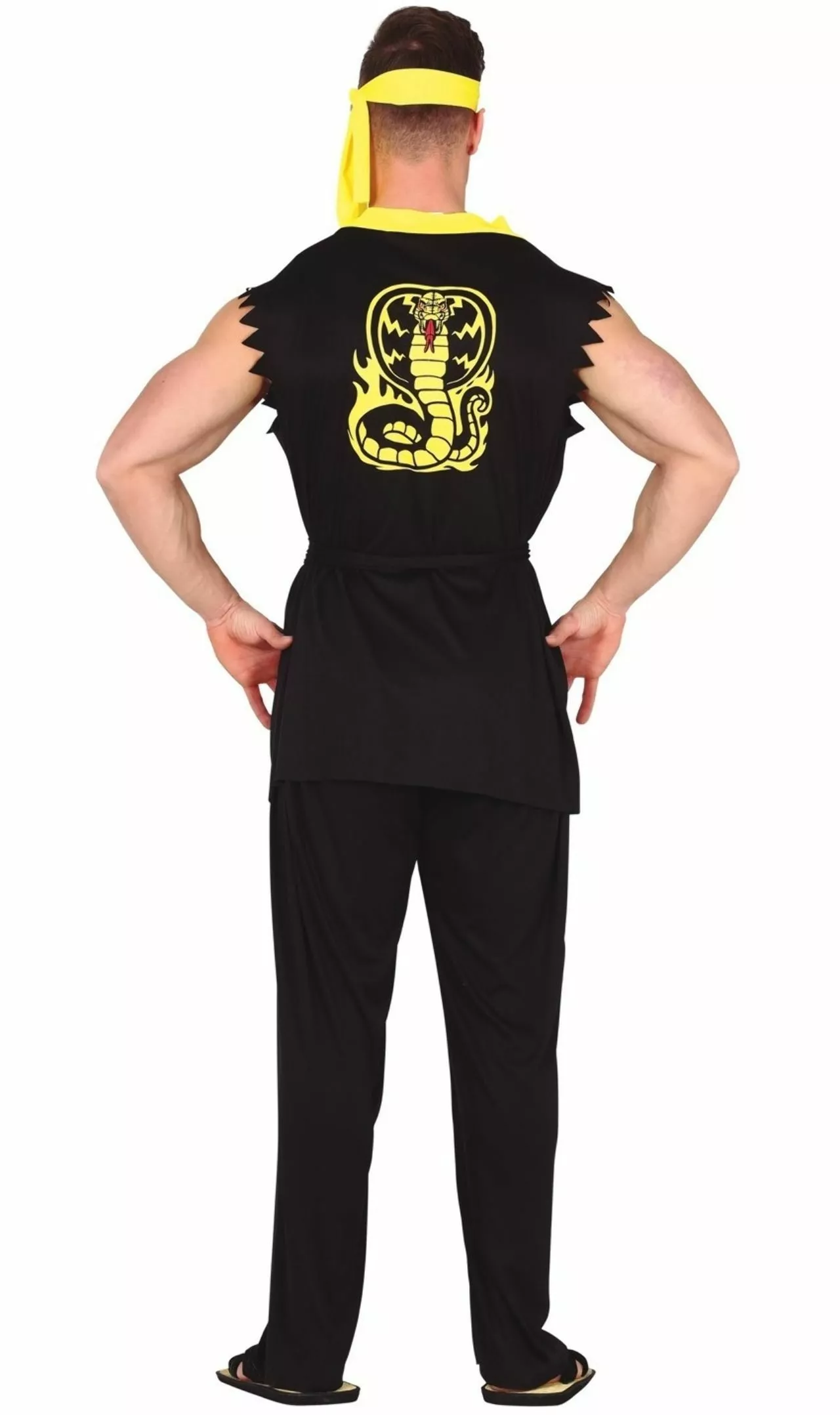 Don Disfraz Disfraz Cobra Kai Negro Para Adulto 4 Don Disfraz Disfraz Cobra Kai Negro Para Adulto - Imagen 2