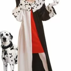 Don Disfraz Disfraz De Cruella Abrigo Mujer