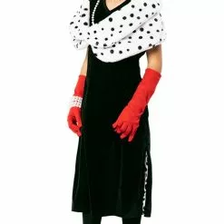 Don Disfraz Disfraz De Cruella Dálmata Para Niña