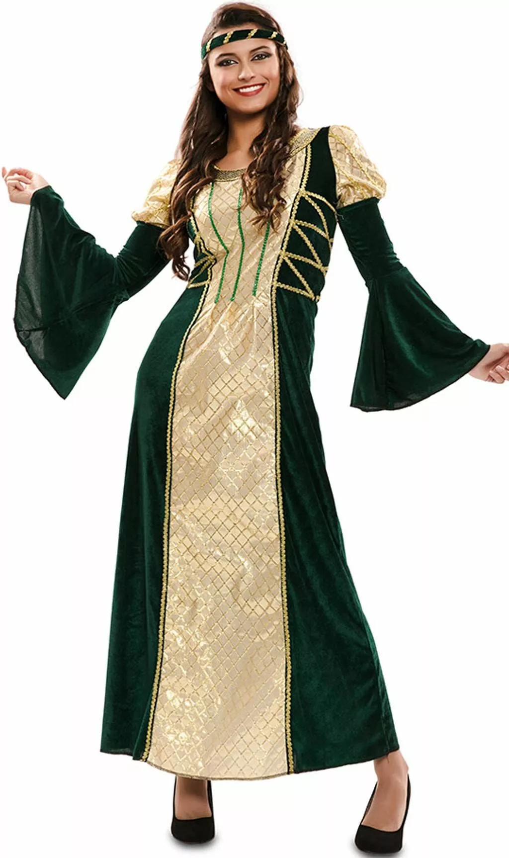 Don Disfraz Disfraz De Dama Medieval Esmeralda Para Mujer 2 Don Disfraz Disfraz De Dama Medieval Esmeralda Para Mujer