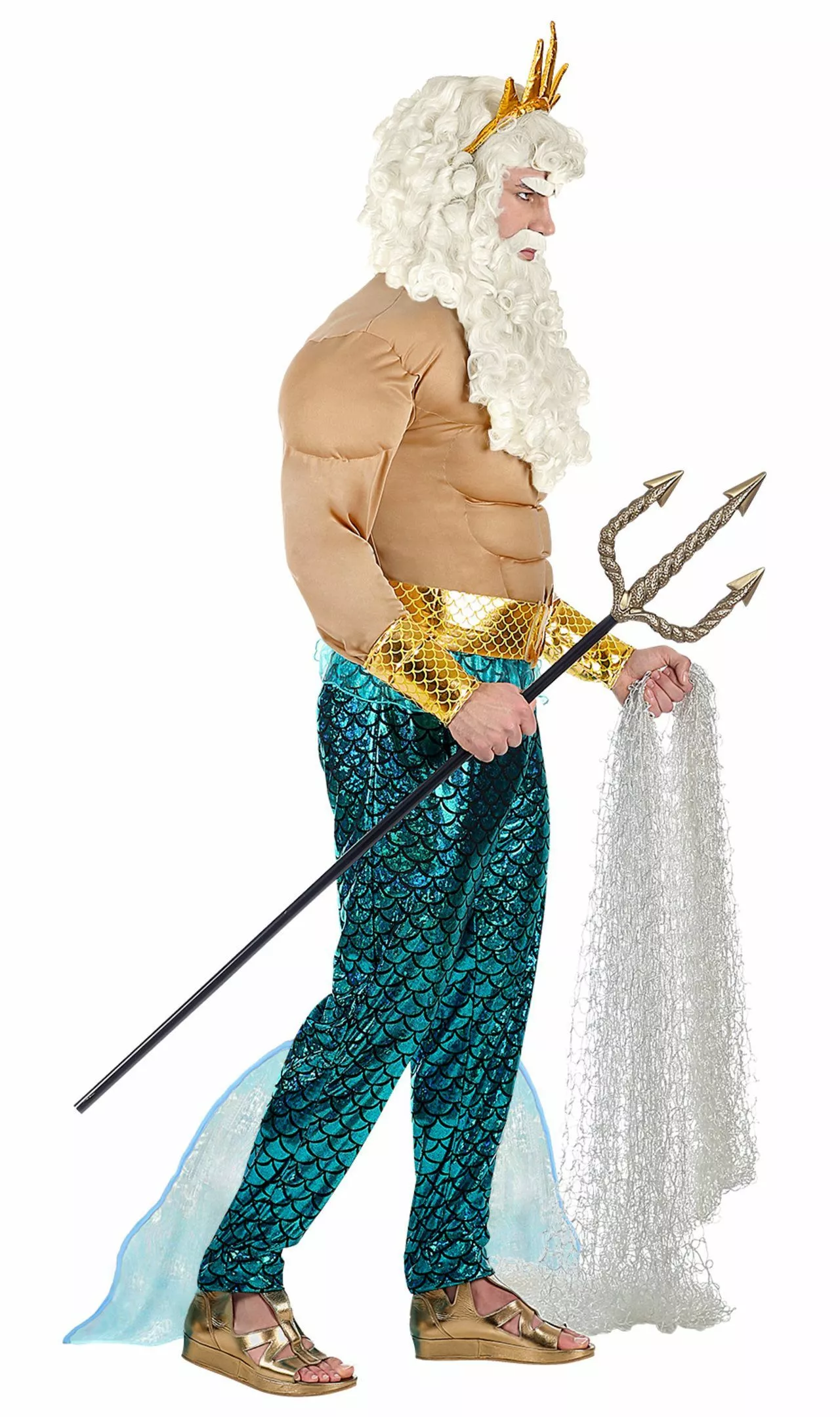 Don Disfraz Disfraz De Dios Griego Poseidón Para Adulto 3 Don Disfraz Disfraz De Dios Griego Poseidón Para Adulto