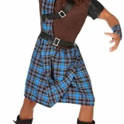 Don Disfraz Disfraz De Escocés Azul Para Adulto