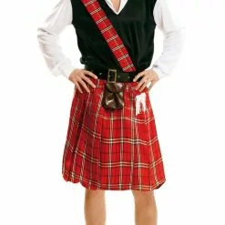 Don Disfraz Disfraz De Escocés Cuadros Para Hombre