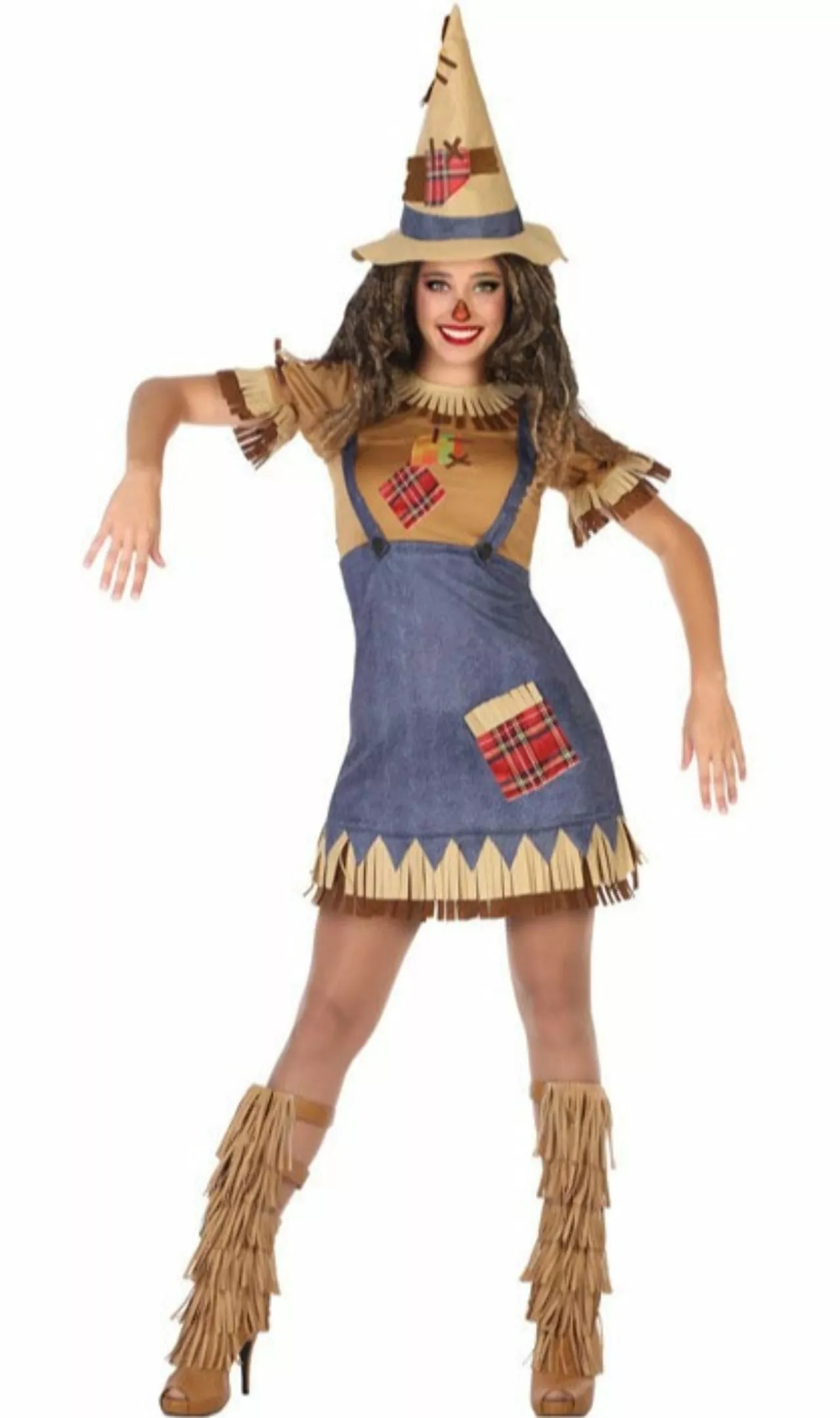 Don Disfraz Disfraz De Espantapájaros Divertido Para Mujer 3 Don Disfraz Disfraz De Espantapájaros Divertido Para Mujer