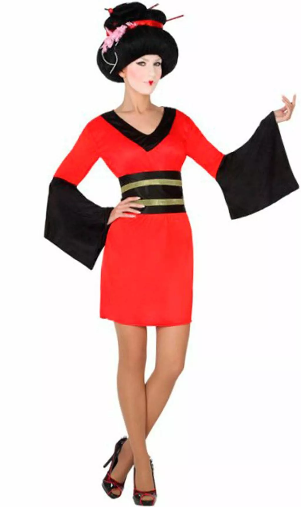 Don Disfraz Disfraz De Geisha Mineko Para Mujer 4 Don Disfraz Disfraz De Geisha Mineko Para Mujer - Imagen 2