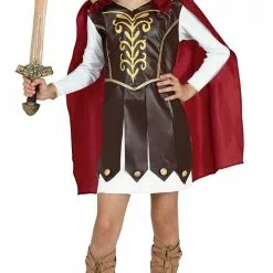 Don Disfraz Disfraz De Gladiadora Romana Para Niña