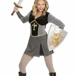 Don Disfraz Disfraz De Guerrera Medieval Capucha Para Mujer -Tienda De Don Disfraz disfraz de guerrera medieval capucha para mujer 1.jpg