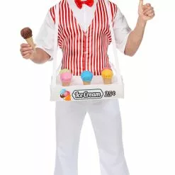 Don Disfraz Disfraz De Heladero Rayas Para Adulto -Tienda De Don Disfraz disfraz de heladero rayas para adulto.jpg