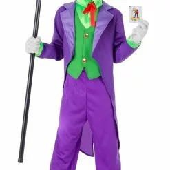 Don Disfraz Disfraz De Joker Perverso Para Niño