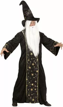 Don Disfraz Disfraz De Mago Estrellas Para Adulto 4 Don Disfraz Disfraz De Mago Estrellas Para Adulto - Imagen 2