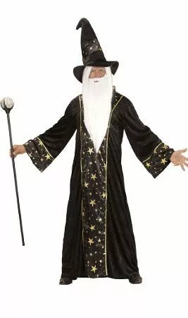 Don Disfraz Disfraz De Mago Estrellas Para Adulto 5 Don Disfraz Disfraz De Mago Estrellas Para Adulto - Imagen 3