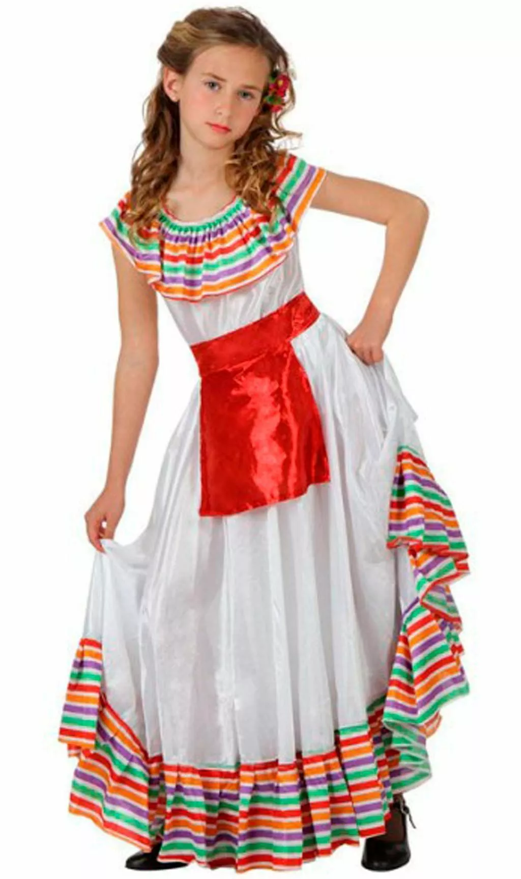 Don Disfraz Disfraz De Mejicana Julieta Niña 3 Don Disfraz Disfraz De Mejicana Julieta Niña