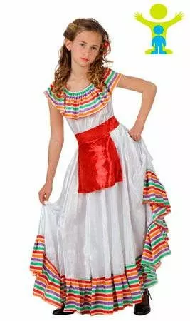 Don Disfraz Disfraz De Mejicana Julieta Niña 5 Don Disfraz Disfraz De Mejicana Julieta Niña - Imagen 3
