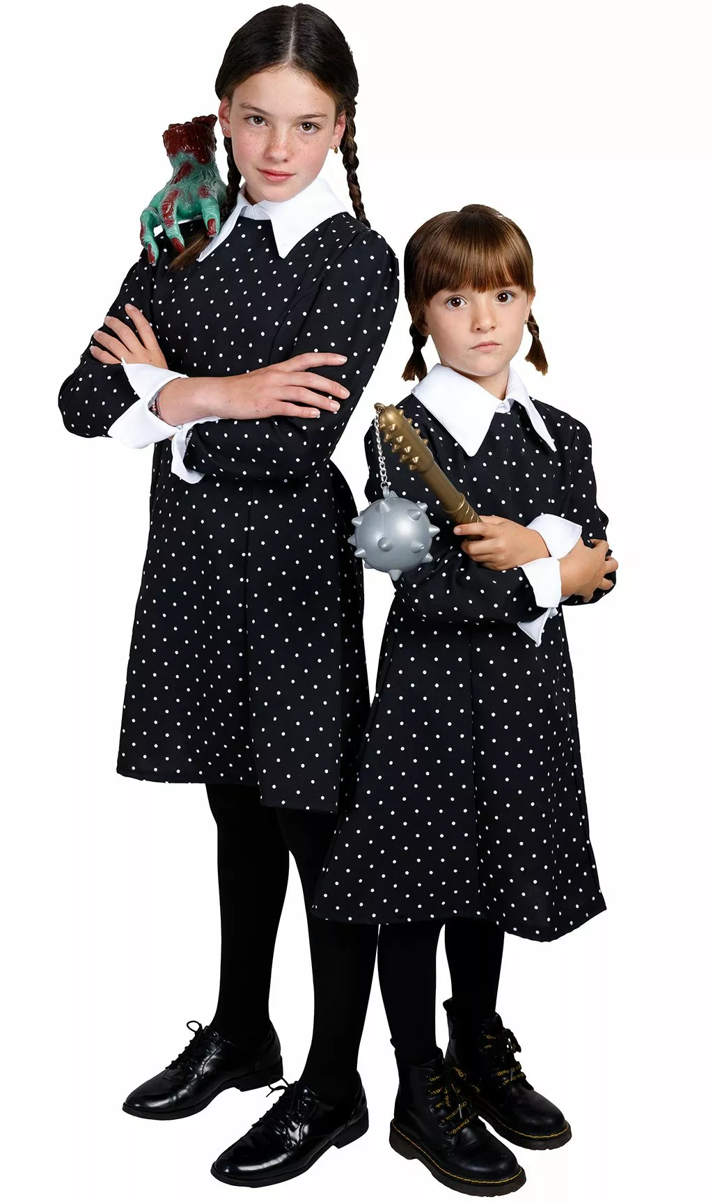 Don Disfraz Disfraz De Miércoles Addams Para Mujer 4 Don Disfraz Disfraz De Miércoles Addams Para Mujer - Imagen 2