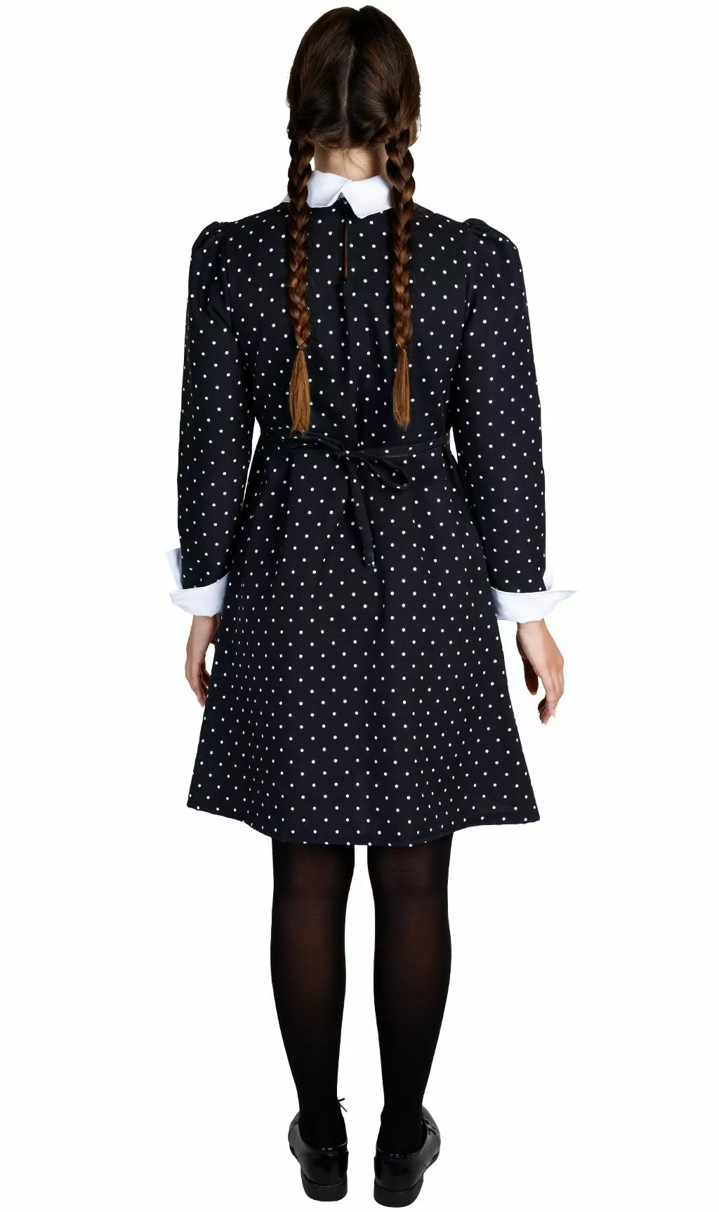 Don Disfraz Disfraz De Miércoles Addams Para Mujer 7 Don Disfraz Disfraz De Miércoles Addams Para Mujer - Imagen 5